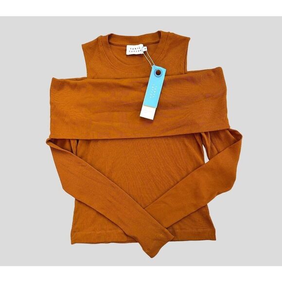 Tanya Taylor Sanna Cold Shoulder Top Size XS - Picture 3 of 8